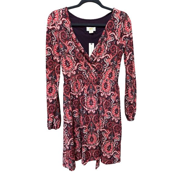 NWT! Maeve by Anthropologie Paisley Belted Dress Size Small - Picture 4 of 8